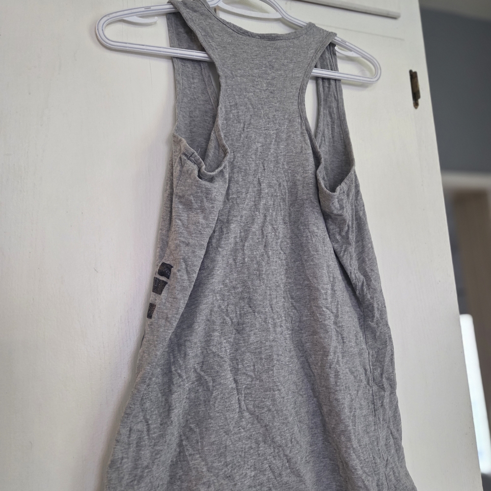 Bench Heather Gray Tank Top with Black Logo - Picture 5 of 5